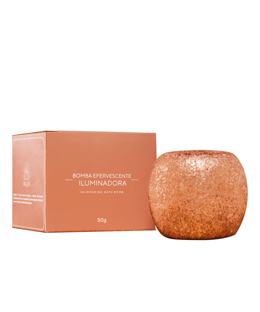 Love Illuminating Effervescent Bath Bomb - Rose Gold